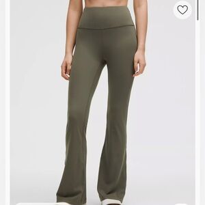 🫒 Lululemon Olive Green High-Rise Flare Yoga Pants | Bootcut Leggings